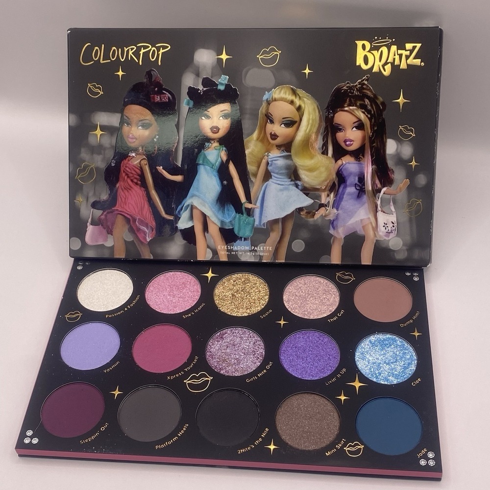 Colourpop X Bratz Girls Nite Out  Eyeshadow Palette Y2K Limited Edition‎ New